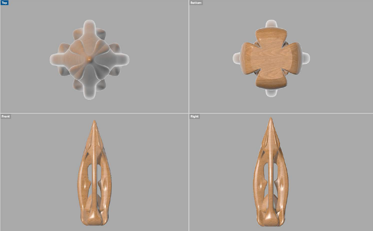 Spiral Arrow Sculpture